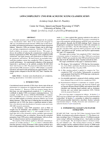 Low-complexity CNNs for acoustic scene classification