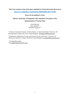 Rhetoric and reality in Bangladesh: elite stakeholder perceptions of the implementation of tourism policy