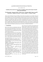 Exploiting coherent patterns for the analysis of qualitative motion and the design of bounded orbits around small bodies