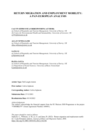 Return migration and employment mobility: a pan-European analysis