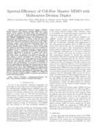 Spectral-Efficiency of Cell-Free Massive MIMO with Multicarrier-Division Duplex