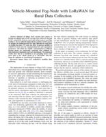 Vehicle-Mounted Fog-Node with LoRaWAN for Rural Data Collection