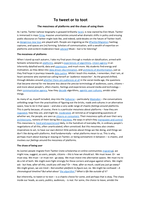 To tweet or to toot: The messiness of platforms and the chaos of using them