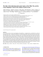 The effect of the deforming dark matter haloes of the Milky Way and the Large Magellanic Cloud on the Orphan-Chenab stream