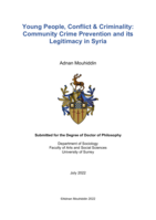 Young People, Conflict & Criminality: Community Crime Prevention and its Legitimacy in Syria