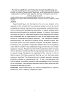 Thermal nonequilibrium and mechanical forces induced breakup and droplet formation of superheated liquid jets under depressurized release