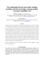 The relationship between universities' funding portfolios and their knowledge exchange profiles: A dynamic capabilities view