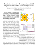 Polarization Insensitive Reconfigurable Artificial Magnetic Conductor for Wideband Applications