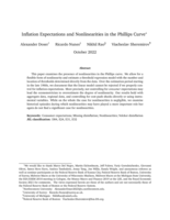 Inflation expectations and nonlinearities in the Phillips curve