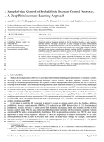 Sampled-data Control of Probabilistic Boolean Control Networks: A Deep Reinforcement Learning Approach