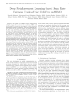 Deep Reinforcement Learning-based Sum Rate Fairness Trade-off for Cell-Free mMIMO