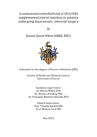 A randomized controlled trial of EPA/DHA supplemented enteral nutrition in patients undergoing laparoscopic colorectal surgery