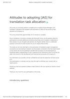 Results from project JAS (Job Allocation System)