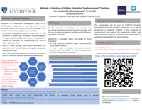 Attitude & Practices of Higher Education Teachers about “Teaching for Sustainable Development” in the UK