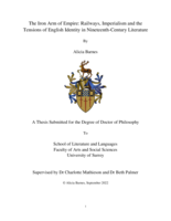 The Iron Arm of Empire: Railways, Imperialism and the Tensions of English Identity in Nineteenth-Century Literature