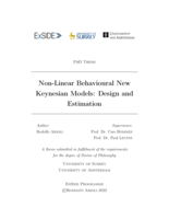 Non-Linear Behavioural New Keynesian Models: Design and Estimation