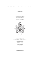 “We’re all Closer”: Narratives of Family Identity after Acquired Brain Injury