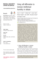 Using self-affirmation to increase intellectual humility in debate