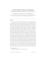 Predicted thermal response of a deployable high-strain composite telescope in low-Earth orbit