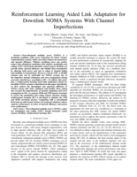 Reinforcement Learning Aided Link Adaptation for Downlink NOMA Systems With Channel Imperfections