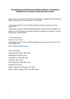 Co-expression of diurnal and ultradian rhythms in the plasma metabolome of common voles (Microtus arvalis)