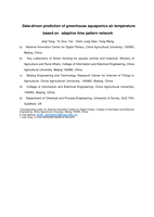 Data-driven prediction of greenhouse aquaponics air temperature based on adaptive time pattern network