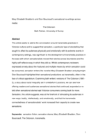 Mary Elizabeth Braddon s and Dion Boucicault s Sensational Re-writings across Media: The Octoroon