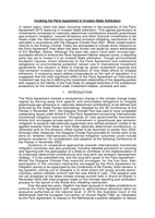 Invoking the Paris Agreement in Investor-State Arbitration