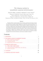 The bohmion method in nonadiabatic quantum hydrodynamics