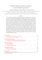 Hybrid quantum-classical dynamics of pure-dephasing systems