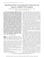 Distributed Deep Convolutional Compression for Massive MIMO CSI Feedback