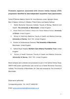 Proteomic signature associated with chronic kidney disease (CKD) progression identified by data-independent acquisition mass spectrometry