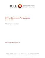 MEV on Ethereum: A Policy Analysis