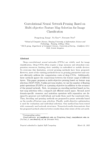 Convolutional neural network pruning based on multi-objective feature map selection for image classification