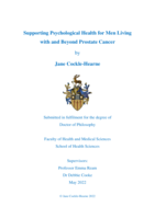 Supporting Psychological Health for Men Living with and Beyond Prostate Cancer