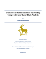 Evaluation of Partial Interface De-Bonding Using Multi-layer Laser Flash Analysis
