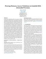 Proving Memory Access Violations in Isabelle/HOL
