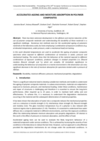 ACCELERATED AGEING AND MOISTURE ABSORPTION IN POLYMER  COMPOSITES