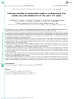 Molecular modelling of amylose-lipid complexes (resistant starch 5) to identify fatty acid candidates for in vitro and in vivo studies