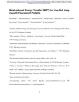 Metal-Induced Energy Transfer (MIET) for Live-Cell Imaging with Fluorescent Proteins