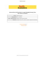 Summertime and the drivin' is easy? Daylight saving time and vehicle accidents