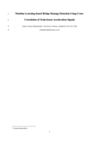 Machine-learning-based bridge damage detection using train-borne measurements