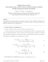 Non-invariant elastic moduli of bi-level architected lattice materials through programmed domain discontinuity