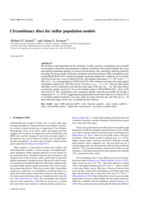 Circumbinary discs for stellar population models