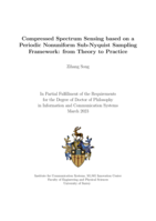 Compressed Spectrum Sensing based on a Periodic Nonuniform Sub-Nyquist Sampling Framework: from Theory to Practice