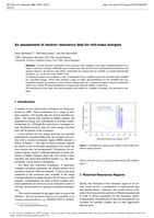 An assessment of neutron resonance data for mid-mass isotopes