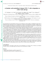 α-Linolenic acid metabolism in human CD3+ T cells is dependent on n-6/n-3 ratio and age