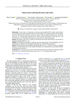 Elastic proton scattering off nonzero spin nuclei