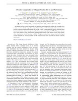 Ab Initio Computation of Charge Densities for Sn and Xe Isotopes