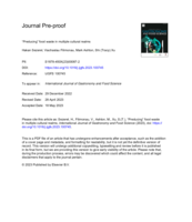 Preducing  food waste in multiple cultural realms